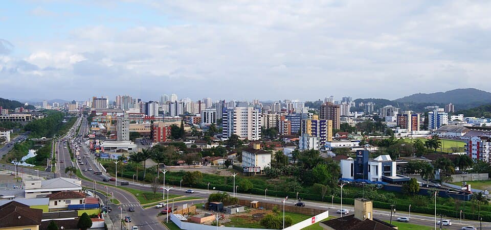Vista de Joinville, SC